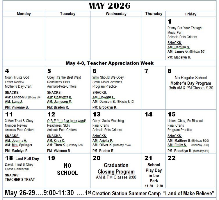 star activity may 2026