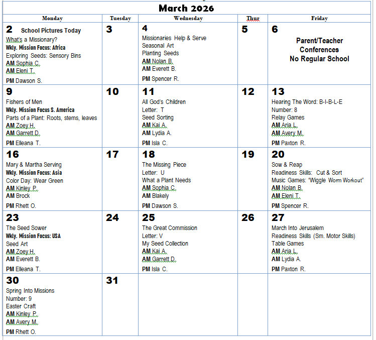 sunbeam activity feb 2026