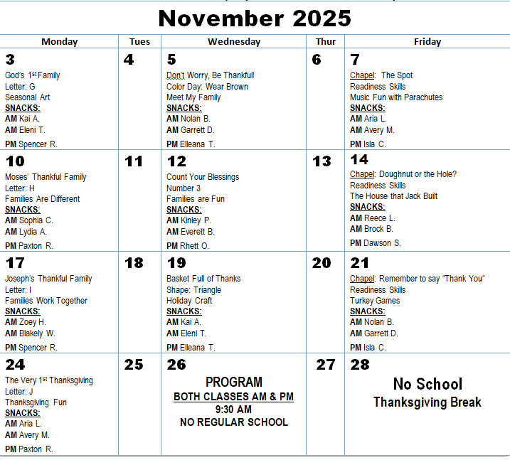 sunbeam activity nov 2025